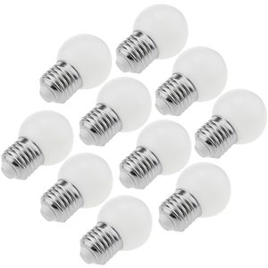 Bombilla LED G45 E27 230VAC 0,5W luz blanco cálido 10 pack