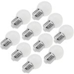 Bombilla LED G45 E27 230VAC 0,5W luz blanco cálido 10 pack - NT19100 - 01