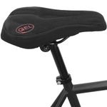 Funda de gel con memoria para sillín de bicicleta negro - BJ07400 - 02