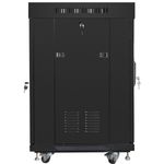 Armario Rack 19" de pie 15U F600 600x600x905mm negro Lanberg - WL50000 - 03