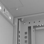 Armario rack mural 19'' 4U 540x350x281mm blanco pared desmontado DIY Lanberg - WN11300 - 08