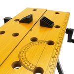 Banco de trabajo con mordaza ajustable. Mesa plegable para bricolaje. 100 Kg - KA01100 - 09