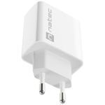 Cargador USB Natec Ribera 1X USB-C 20W blanco NUC-2059 - NT36800 - 02