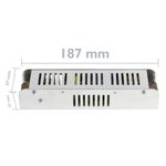 Fuente de alimentación industrial 12VDC 8.3A. Tamaño 47 x 187 x 37 mm - VF10100 - 02