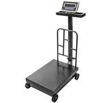 Balanza industrial de plataforma 45x60 cm báscula 500 Kg con ruedas - BV06300 - 01