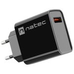 Cargador USB Natec Ribera 1X USB-A 18W negro NUC-2058 - NT36500 - 04