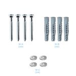Soporte de pared para pantalla de 32” - 55” VESA 200x200, 300x300, 400x200 y 400x400 mm - OU10900 - 08