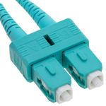 Cable OM3 de fibra óptica LC a SC multimodo duplex 50/125 de 10m - FY08700 - 03