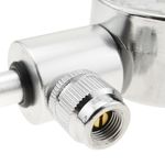 Bomba de aire para inflar amortiguador. Mancha infladora de suspensión para bicicleta con manómetro - BW01300 - 04