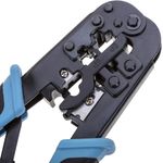 Herramienta crimpadora cortadora peladora para RJ45 RJ12 RJ11 RJ9 8P8C 6P6C 6P4C 4P4C - HT00200 - 05