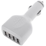 Cargador de mechero para coche. Fuente de alimentación 12 VDC con 4 puertos USB tipo A 2.1A - AU02600 - 01