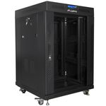 Armario Rack 19" de pie 15U F600 600x600x905mm negro Lanberg - WL50000 - 01