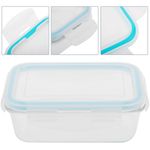 Recipiente rectangular para alimentos hermético de cristal de 330 ml - KT16100 - 02