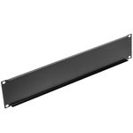 Panel ciego de 2U para armario rack 19" Tapa negra - RM02200 - 03
