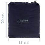 Saco de dormir de viaje 115 x 210 cm microfibra azul - CO13000 - 03