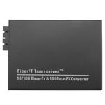 Conversor de fibra óptica 100 Mbps monomodo de SC a RJ45 a 60Km - UF00400 - 03