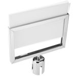 Portacarteles A4 color plata para poste separador - BB04400 - 04