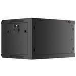 Armario Rack mural 19" 6U F450 600x450x379mm pared desmontado DIY negro Lanberg - WK31700 - 04
