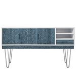 Pies para mesa y mueble estilo vintage Patas en acero 2 varillas 41 cm 4-pack - IN04300 - 03