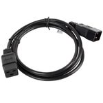 Cable IEC C19 a IEC C20 negro 1,8 m de Lanberg CA-C19E-10CC-0018-BK - FA19600 - 05