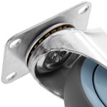 Ruedas pivotantes con freno de 12cm para armario Rack de carga y transporte Pack 4 - WM06900 - 06