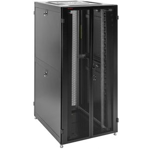 Armario rack 19" de pie 42U 800x1000x2000mm puerta perforada MobiRack GO montado