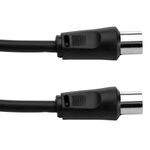 Cable Coaxial Antena TV 75 Ohms (5.0m/Negro) - TT07600 - 05