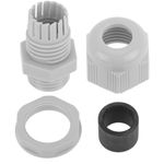Prensaestopas de poliamida M12x1.5/8 gris claro - ES12100 - 06