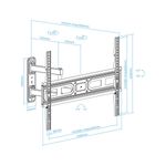 Soporte de pared TooQ para pantallas de 37" - 70" VESA100x100 hasta 600x400 mm LP7863TN-B - TQ20600 - 02