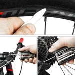 Kit de herramientas bicicleta multifunción con parche y palancas de metal para reparación de pinchazos - BJ00900 - 04