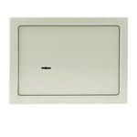 Caja fuerte de seguridad de acero y con llaves 35 x 25 x 25 cm beige - BY01100 - 05