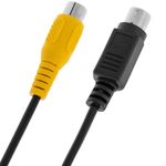 Adaptador de video compuesto a SVHS RCA-hembra a miniDIN 4-pin-macho - AY07300 - 06