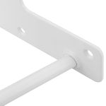 Pies para mesa y mueble Patas en acero 2 varillas 41 cm blanco 4-pack - SA84800 - 10
