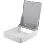 Dispensador de toallas de papel para baño en blanco 274x103x373mm - KS06300 - 02