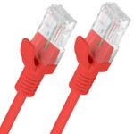 Cable de red ethernet Cat. 5e UTP de 1 m de color rojo PCU5-10CC-0100-R - RL10500 - 05