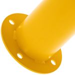 Pilona bolardo de acero con base clavada amarilla 110x1000mm - SQ00300 - 08