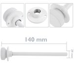 Seguro para persiana de 14 cm en color blanco - BS23000 - 02