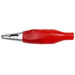 Pinza de cocodrilo de color rojo con protección para conexiones eléctricas - ET04100 - 02