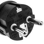 Prolongador de cable eléctrico schuko macho a hembra de 15 m negro IP44 - CG00500 - 03