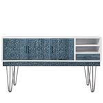 Pies para mesa y mueble estilo vintage Patas en acero 3 varillas 41 cm 4-pack - IN04400 - 03