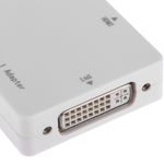Adaptador de DisplayPort a VGA audio HDMI DVI blanco - YP04000 - 03