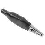 Pinza de cocodrilo de color negro con protección para conexiones eléctricas - ET04000 - 05