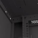 Armario Rack mural 19" 12U F450 600x450x645mm pared desmontado DIY negro Lanberg - WK30200 - 07