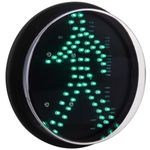 Luz LED para semáforo IP65 200mm de 220VAC peatón verde - SM05600 - 01