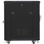 Armario Rack 19" de pie 15U F800 600x800x905mm negro Lanberg - WL52100 - 03