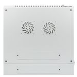 Armario Rack mural 19" 6U F600 600x600x374mm pared desmontado DIY blanco Lanberg - WK34300 - 04