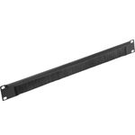Panel pasacables guíacables para armario rack 19" 1U con cepillo inferior para gestión de cables - RV01100 - 02