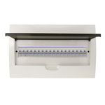 Caja de distribución eléctrica SPN 18M IP40 de superficie de plástico ABS - DD02500 - 08