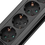 Regleta de enchufes 8 schuko con interruptor y protección sobretensiones de 3680 watios (1.5m cable) - CA00500 - 03