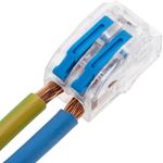 Bloque conector de empalme de 2 tomas para cable 2,5mm (5 Pack) - TB10400 - 02